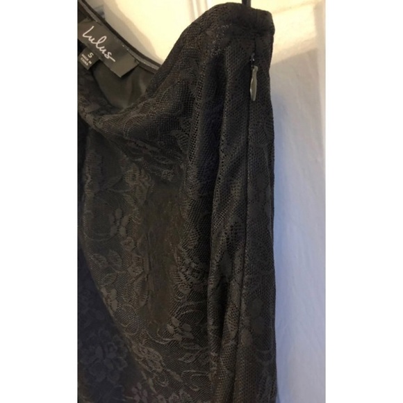 Lulu’s “Angel in Disguise” Lace One Shoulder Dress - Picture 6 of 8